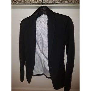 Express Black One-Button Blazer